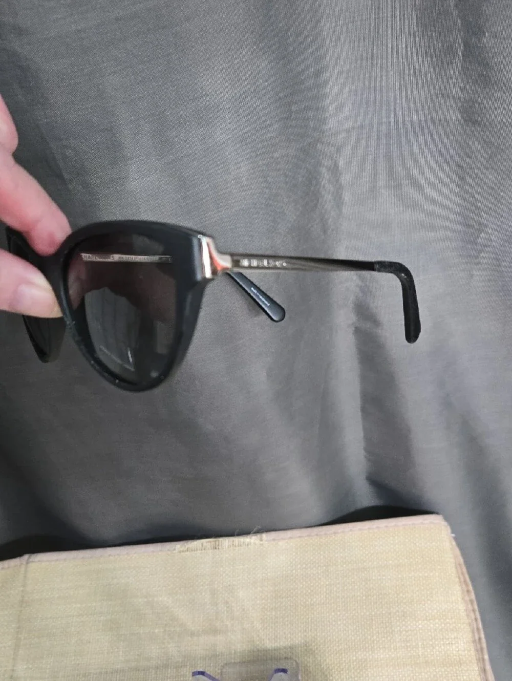 WEEKEND SALE! Michael Kors Black Cat-Eye Sunglasses with Gradient Lenses.